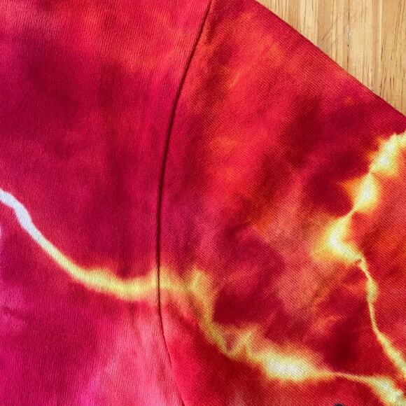 Girls Ice Dyed Sundress - Tie Dye A-line Dress - Handmade (Kid's Size 10) - Picture 7 of 11
